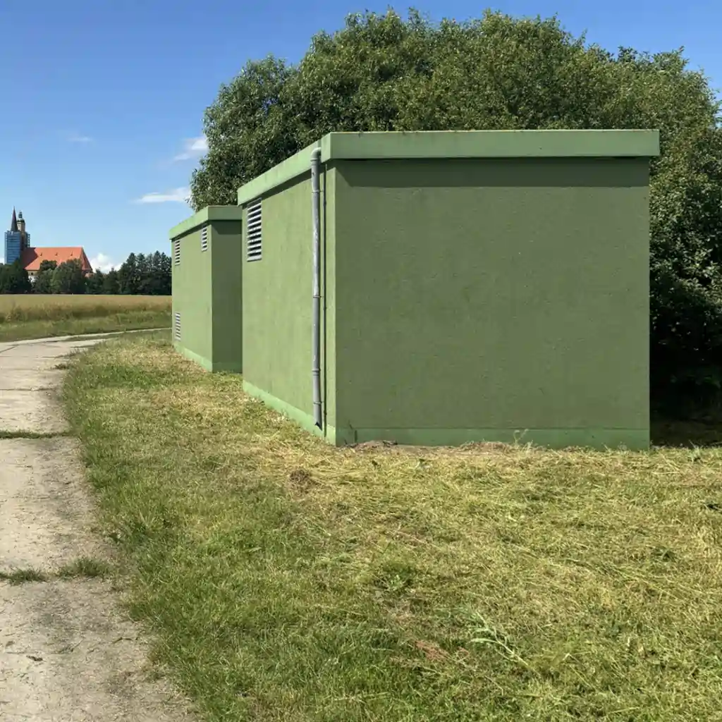 Grünpflege an Umspannstation