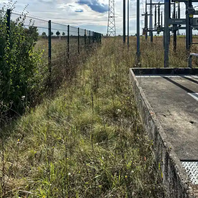 Aufnahme an einem betreuten Umspannwerk vorher
